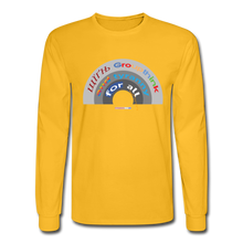 Load image into Gallery viewer, GROUPTHINK RAINBOW - Men&#39;s Long Sleeve T-Shirt - gold
