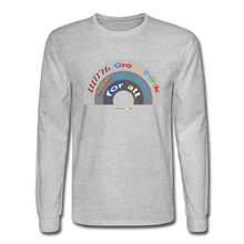 Load image into Gallery viewer, GROUPTHINK RAINBOW - Men&#39;s Long Sleeve T-Shirt - heather gray
