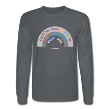 Load image into Gallery viewer, GROUPTHINK RAINBOW - Men&#39;s Long Sleeve T-Shirt - charcoal
