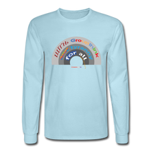 Load image into Gallery viewer, GROUPTHINK RAINBOW - Men&#39;s Long Sleeve T-Shirt - powder blue
