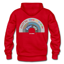 Load image into Gallery viewer, GROUPTHINK RAINBOW - Gildan Heavy Blend Adult Hoodie - red
