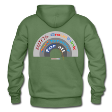 Load image into Gallery viewer, GROUPTHINK RAINBOW - Gildan Heavy Blend Adult Hoodie - military green
