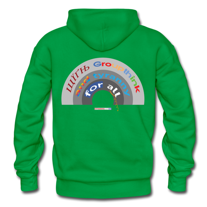 GROUPTHINK RAINBOW - Gildan Heavy Blend Adult Hoodie - kelly green