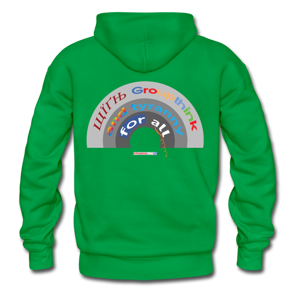 GROUPTHINK RAINBOW - Gildan Heavy Blend Adult Hoodie - kelly green