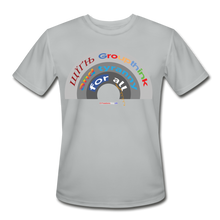 Load image into Gallery viewer, GROUPTHINK RAINBOW - Men’s Moisture Wicking Performance T-Shirt - silver
