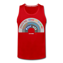 Load image into Gallery viewer, GROUPTHINK RAINBOW - Men’s Premium Tank - red
