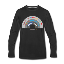 Load image into Gallery viewer, GROUPTHINK RAINBOW - Men&#39;s Premium Long Sleeve T-Shirt - black
