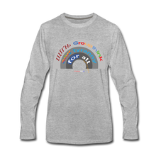 Load image into Gallery viewer, GROUPTHINK RAINBOW - Men&#39;s Premium Long Sleeve T-Shirt - heather gray
