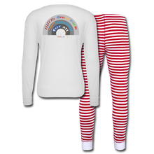 Load image into Gallery viewer, GROUPTHINK RAINBOW - Unisex Pajama Set - white/red stripe
