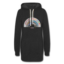 Load image into Gallery viewer, GROUPTHINK RAINBOW - Women&#39;s Hoodie Dress - heather black
