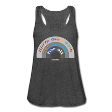 Load image into Gallery viewer, GROUPTHINK RAINBOW - Women&#39;s Flowy Tank Top by Bella - deep heather
