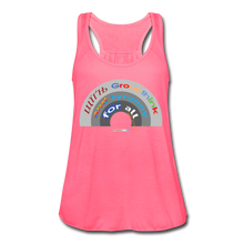 Load image into Gallery viewer, GROUPTHINK RAINBOW - Women&#39;s Flowy Tank Top by Bella - neon pink
