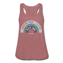 Load image into Gallery viewer, GROUPTHINK RAINBOW - Women&#39;s Flowy Tank Top by Bella - mauve
