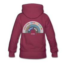 Load image into Gallery viewer, GROUPTHINK RAINBOW - Women’s Premium Hoodie - burgundy
