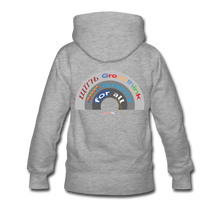 Load image into Gallery viewer, GROUPTHINK RAINBOW - Women’s Premium Hoodie - heather gray
