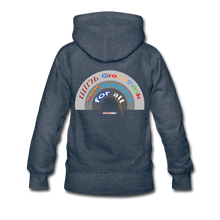 Load image into Gallery viewer, GROUPTHINK RAINBOW - Women’s Premium Hoodie - heather denim
