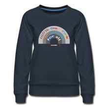 Load image into Gallery viewer, GROUPTHINK RAINBOW - Women&#39;s Premium Sweatshirt - navy
