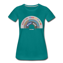 Load image into Gallery viewer, GROUPTHINK RAINBOW - Women’s Premium T-Shirt - teal
