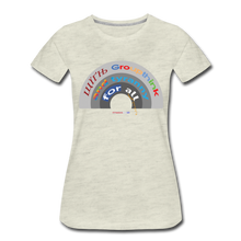 Load image into Gallery viewer, GROUPTHINK RAINBOW - Women’s Premium T-Shirt - heather oatmeal
