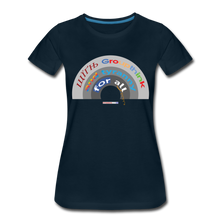 Load image into Gallery viewer, GROUPTHINK RAINBOW - Women’s Premium T-Shirt - deep navy
