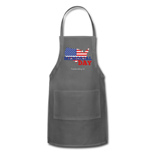 Load image into Gallery viewer, MEMORIAL DAY US FLAG - Adjustable Apron - charcoal
