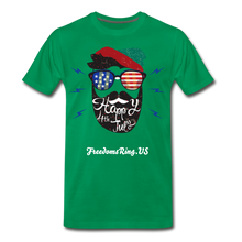 Load image into Gallery viewer, HAPPY 4TH BEARDY! - Men&#39;s Premium T-Shirt - kelly green
