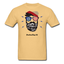 Load image into Gallery viewer, HAPPY 4TH BEARDY! - Unisex ComfortWash Garment Dyed T-Shirt - light yellow
