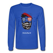 Load image into Gallery viewer, HAPPY 4TH BEARDSICLE! - Men&#39;s Long Sleeve T-Shirt - royal blue
