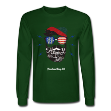 Load image into Gallery viewer, HAPPY 4TH BEARDSICLE! - Men&#39;s Long Sleeve T-Shirt - forest green
