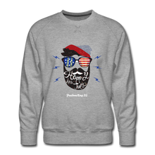 Load image into Gallery viewer, HAPPY 4TH BEARDSICLE! - Men’s Premium Sweatshirt - heather gray
