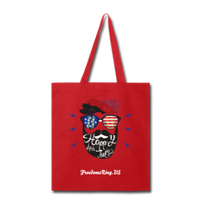 Load image into Gallery viewer, HAPPY 4TH BEARDSICLE! - Tote Bag - red
