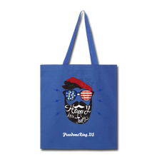 Load image into Gallery viewer, HAPPY 4TH BEARDSICLE! - Tote Bag - royal blue
