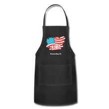 Load image into Gallery viewer, JULY 4TH FLAG - Adjustable Apron - black
