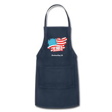 Load image into Gallery viewer, JULY 4TH FLAG - Adjustable Apron - navy
