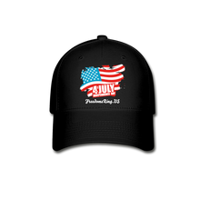 Load image into Gallery viewer, JULY 4TH FLAG - Baseball Cap - black
