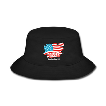 Load image into Gallery viewer, JULY 4TH FLAG - Bucket Hat - black
