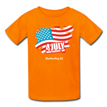 Load image into Gallery viewer, JULY 4TH FLAG - Kids&#39; T-Shirt - orange
