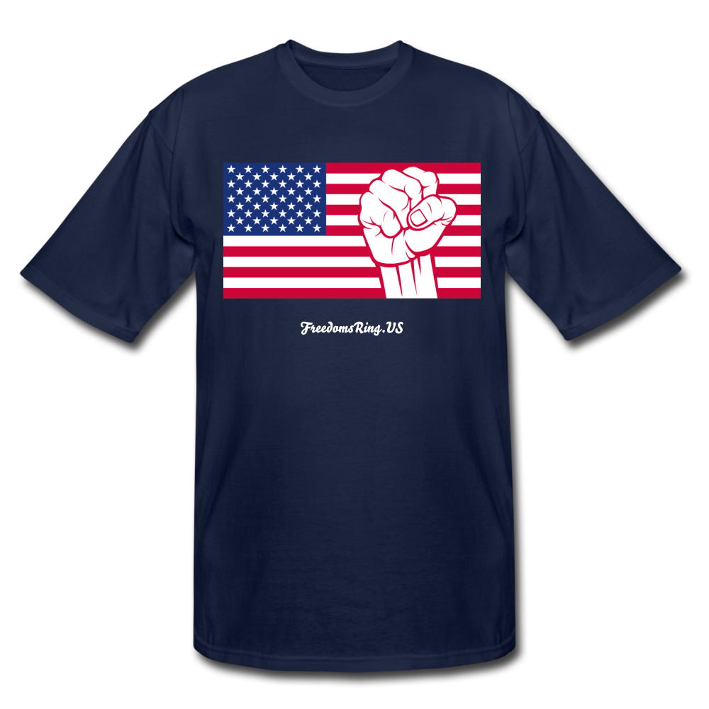 USA STRONG - Men's Tall T-Shirt - navy