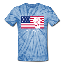 Load image into Gallery viewer, USA STRONG - Unisex Tie Dye T-Shirt - spider baby blue
