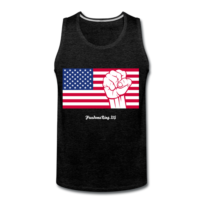 USA STRONG - Men’s Premium Tank - charcoal gray