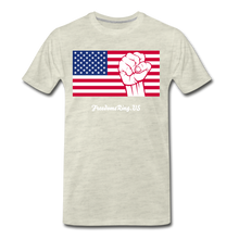 Load image into Gallery viewer, USA STRONG - Men&#39;s Premium T-Shirt - heather oatmeal
