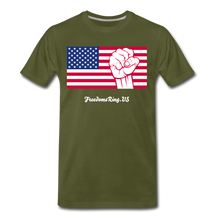 Load image into Gallery viewer, USA STRONG - Men&#39;s Premium T-Shirt - olive green
