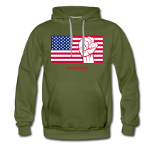 Load image into Gallery viewer, USA STRONG - Men’s Premium Hoodie - olive green
