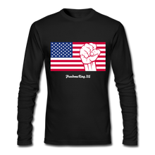 Load image into Gallery viewer, USA STRONG - Men&#39;s Long Sleeve T-Shirt by Next Level - black
