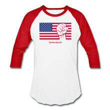 Load image into Gallery viewer, USA STRONG - Baseball T-Shirt - white/red
