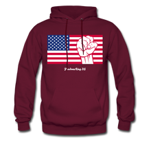 Load image into Gallery viewer, USA STRONG - Men&#39;s Hoodie - burgundy
