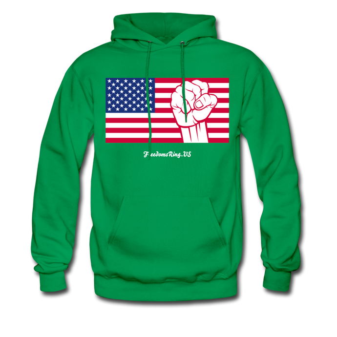 USA STRONG - Men's Hoodie - kelly green