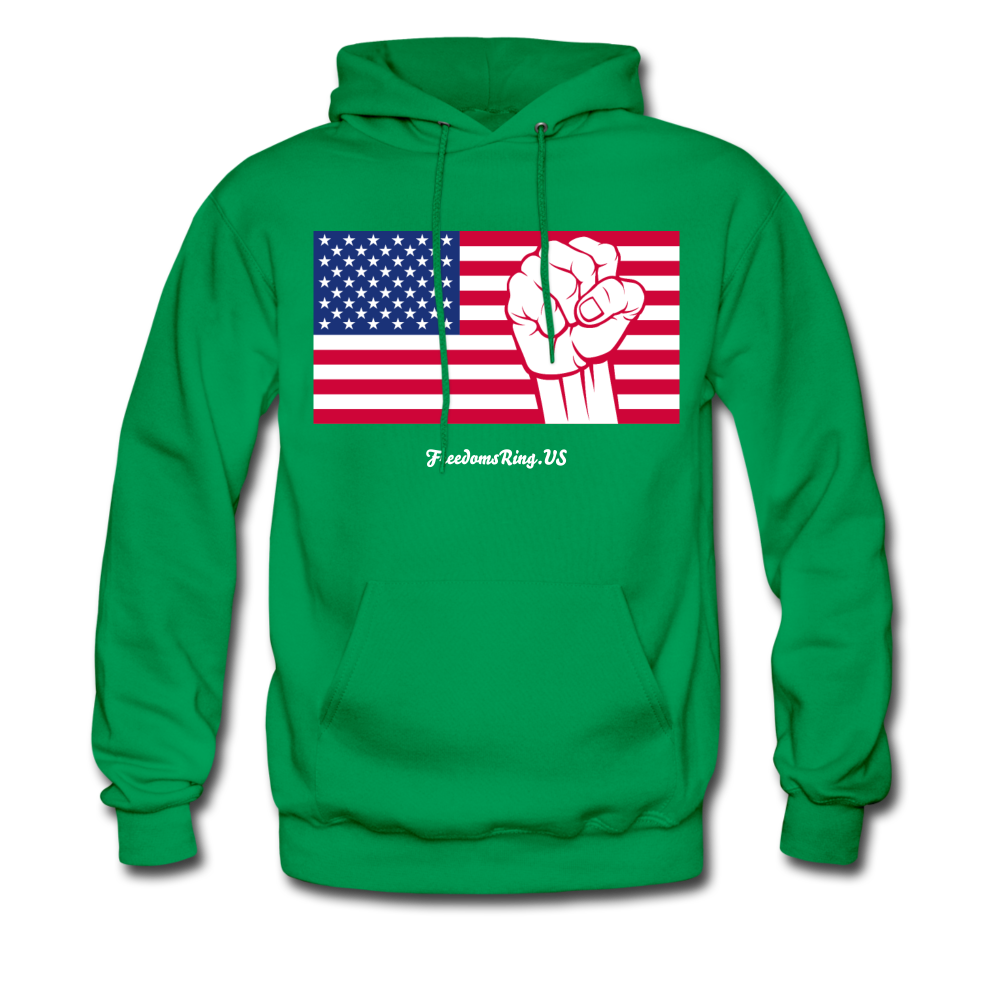 USA STRONG - Men's Hoodie - kelly green