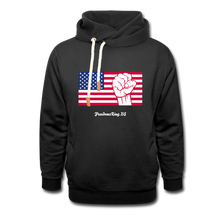 Load image into Gallery viewer, USA STRONG - Shawl Collar Hoodie - black
