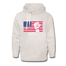 Load image into Gallery viewer, USA STRONG - Shawl Collar Hoodie - heather oatmeal
